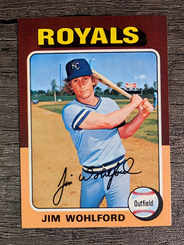 1975 Topps Mini #144 Jim Wohlford (NM)