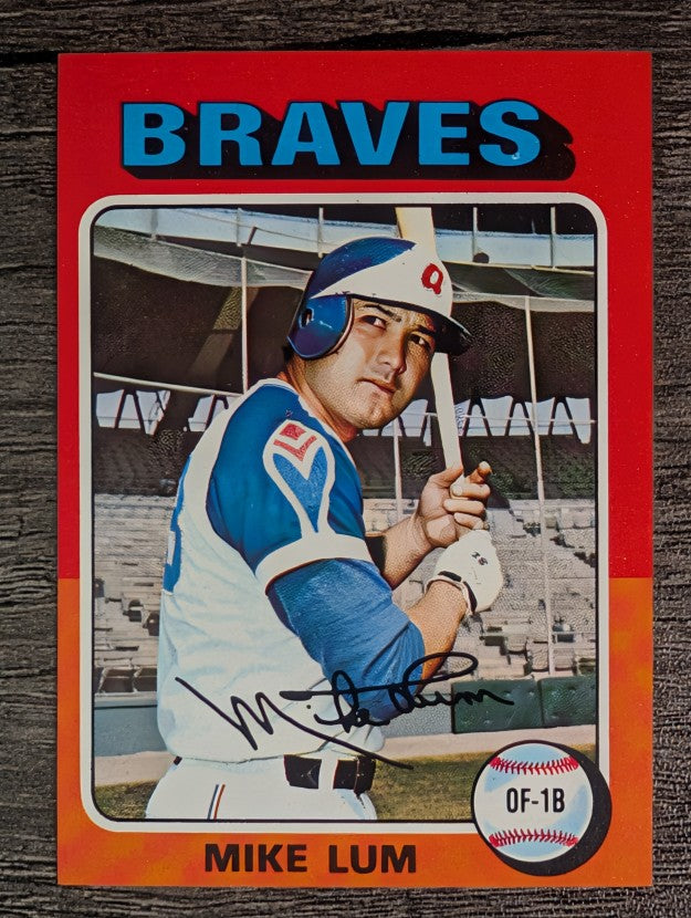 1975 Topps Mini #154 Mike Lum (EXMT)