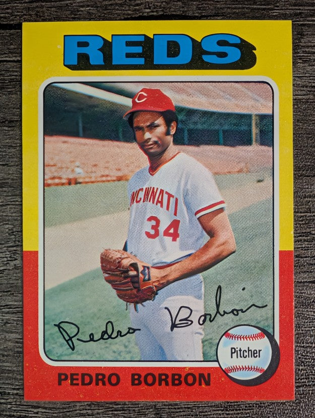 1975 Topps Mini #157 Pedro Borbon (NMMT)