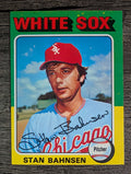 1975 Topps Mini #161 Stan Bahnsen (FACTORY SHORT)