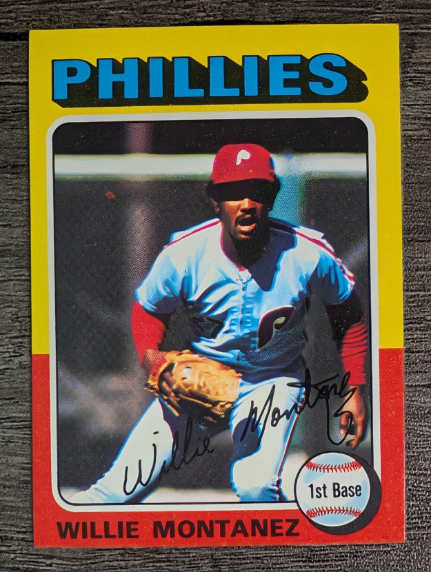 1975 Topps Mini #162 Willie Montanez (NM)