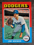 1975 Topps Mini #163 Jim Brewer (NM)