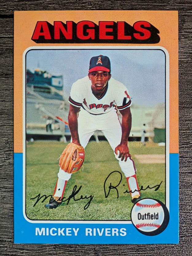 1975 Topps Mini #164 Mickey Rivers (MINT)