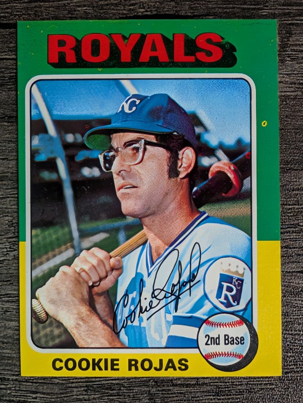 1975 Topps Mini #169 Cookie Rojas (FACTORY SHORT)