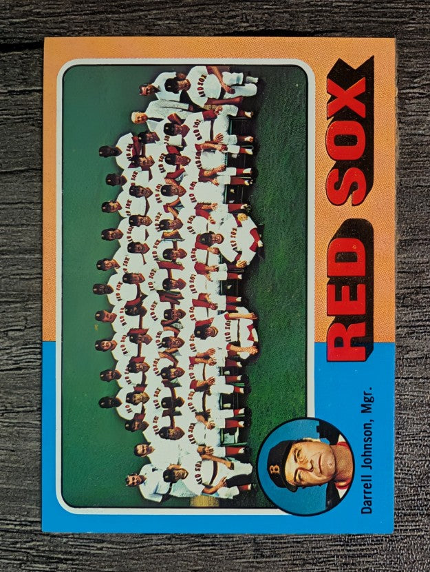 1975 Topps Mini #172 Boston Red Sox CL/Darrell Johnson MG (NM)