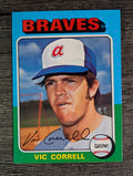 1975 Topps Mini #177 Vic Correll RC (EXMT)