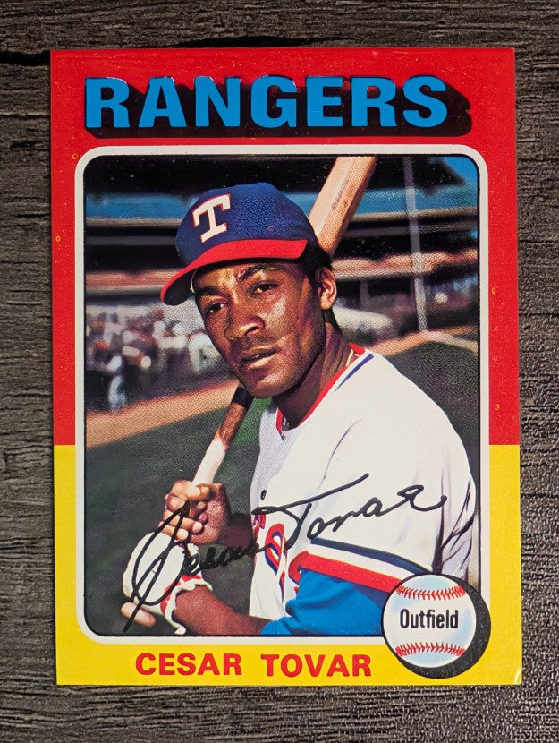 1975 Topps Mini #178 Cesar Tovar (FACTORY SHORT)