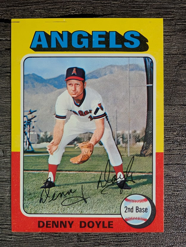 1975 Topps Mini #187 Denny Doyle (NM)