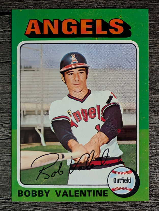 1975 Topps Mini #215 Bobby Valentine (EXMT)