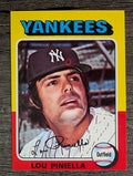 1975 Topps Mini #217 Lou Piniella (EXMT)
