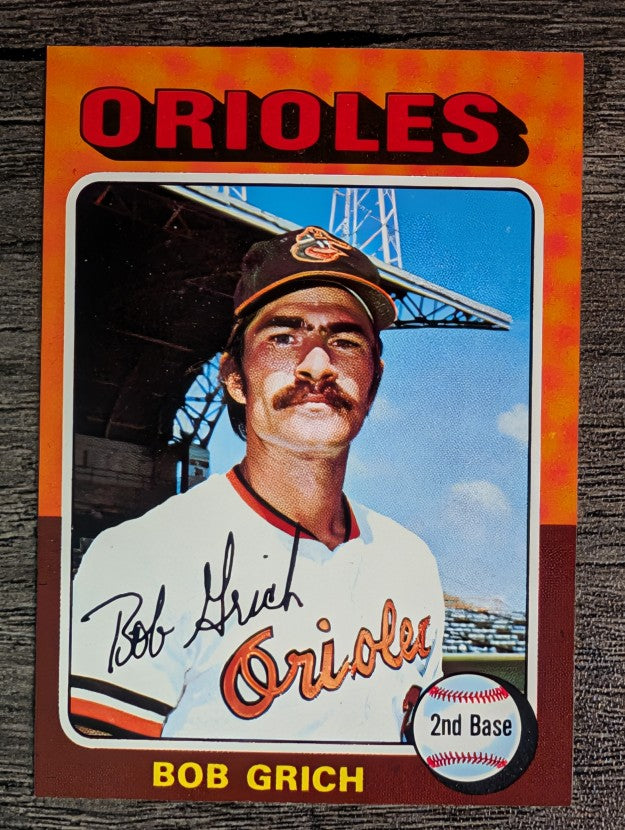 1975 Topps Mini #225 Bob Grich (EXMT)