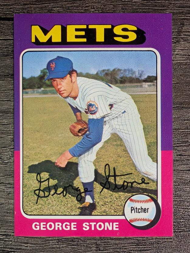 1975 Topps Mini #239 George Stone (EXMT)