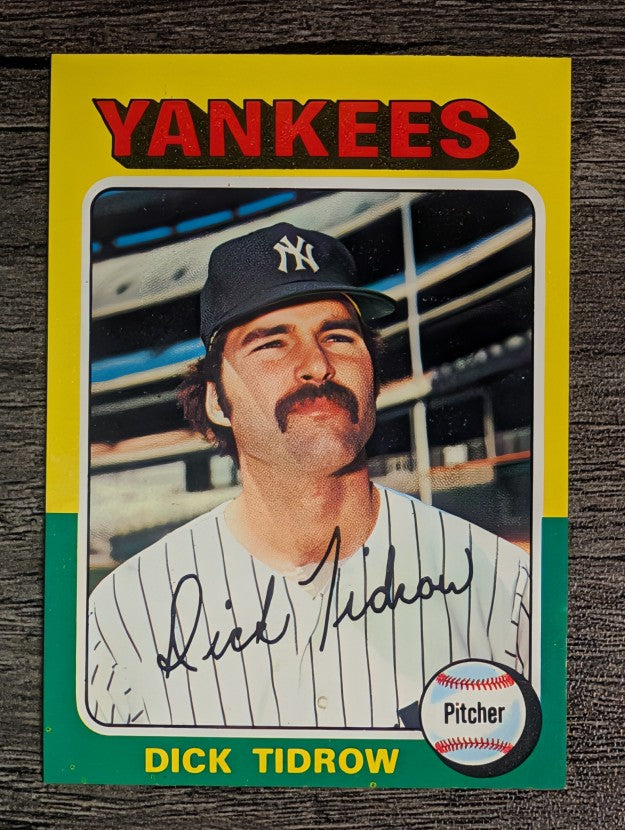1975 Topps Mini #241 Dick Tidrow (NM)