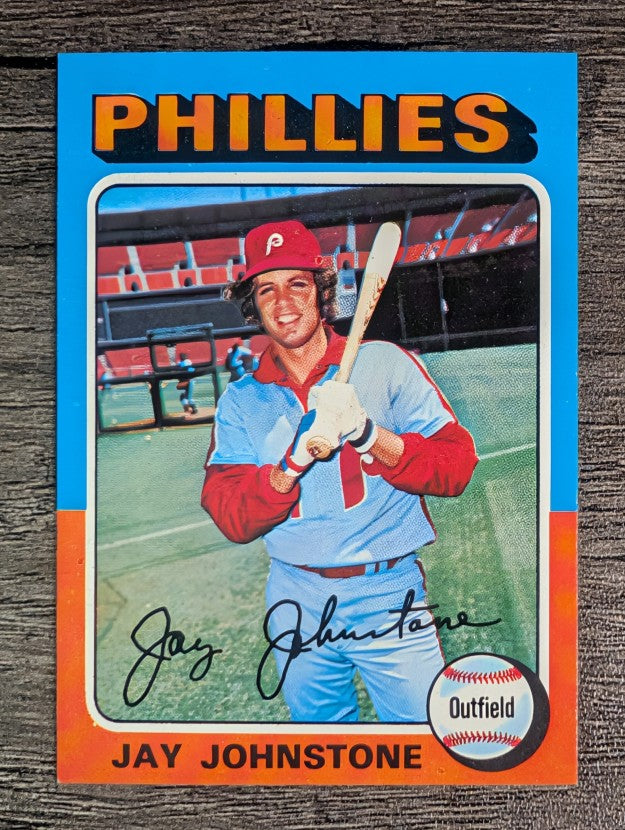 1975 Topps Mini #242 Jay Johnstone (NMMT)
