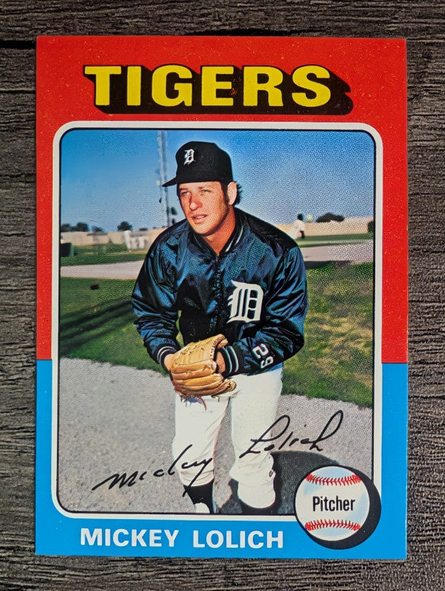 1975 Topps Mini #245 Mickey Lolich (EXMT)