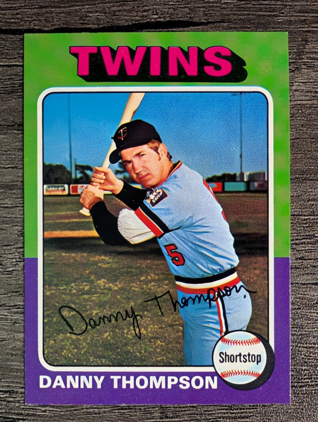 1975 Topps Mini #249 Danny Thompson (NM)