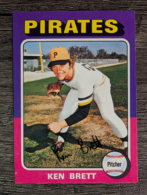 1975 Topps Mini #250 Ken Brett (EXMT)