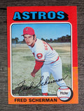 1975 Topps Mini #252 Fred Scherman (EXMT)