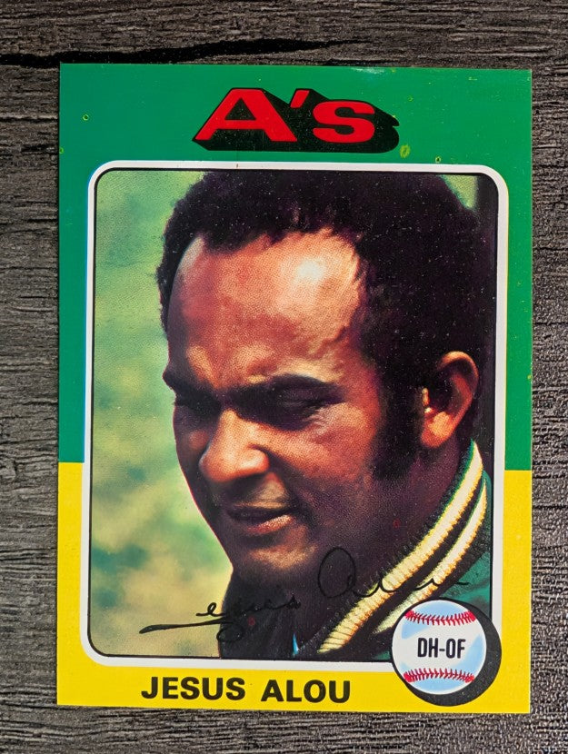 1975 Topps Mini #253 Jesus Alou (FACTORY SHORT)