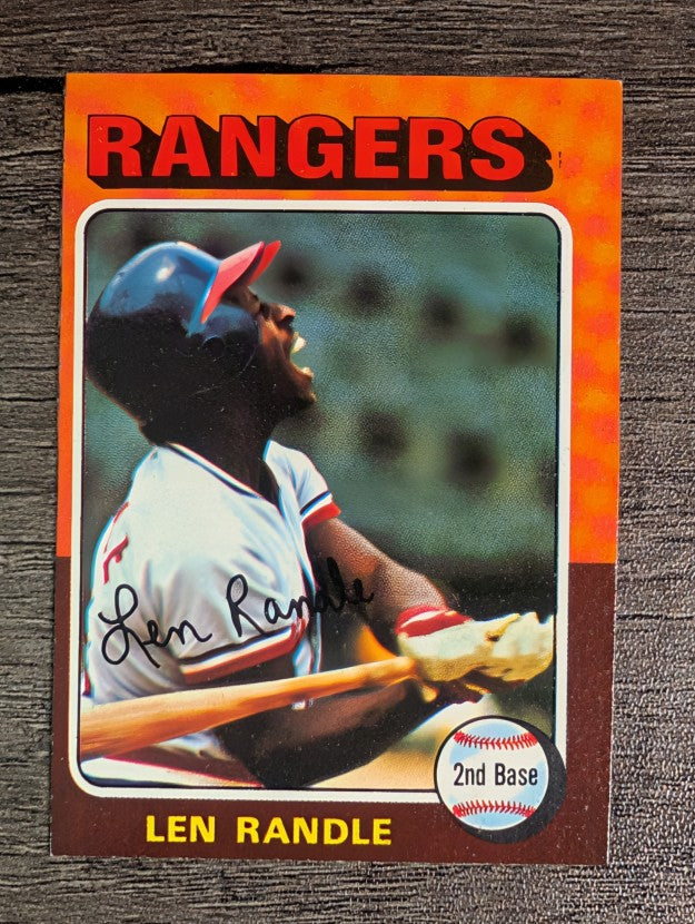 1975 Topps Mini #259 Len Randle (EX)