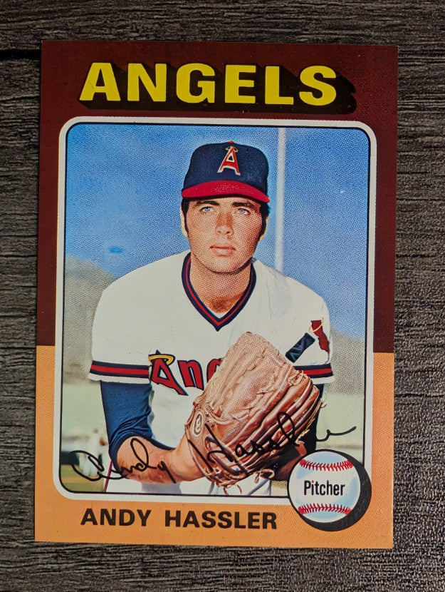 1975 Topps Mini #261 Andy Hassler RC (NMMT)