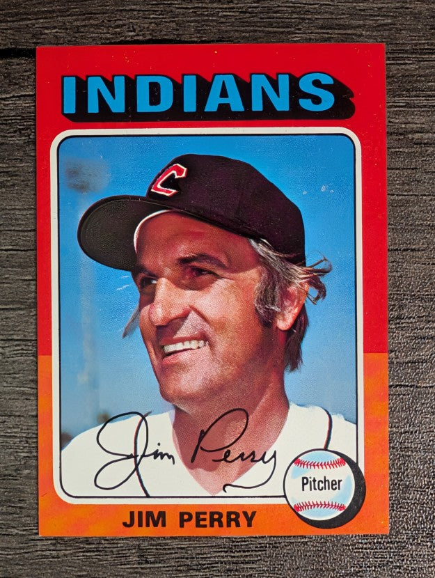1975 Topps Mini #263 Jim Perry (EXMT)