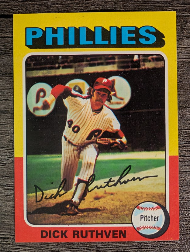 1975 Topps Mini #267 Dick Ruthven (EXMT)