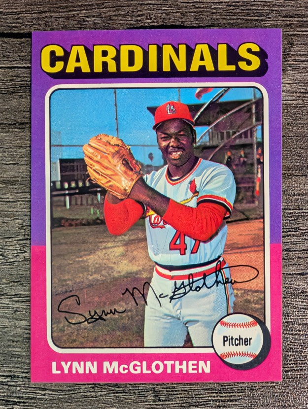 1975 Topps Mini #272 Lynn McGlothen (NMMT)