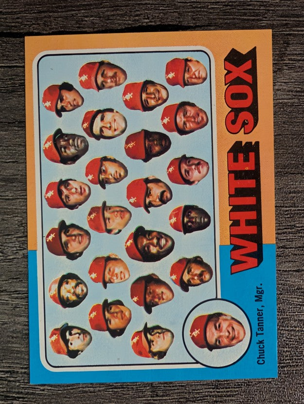 1975 Topps Mini #276 Chicago White Sox CL/Chuck Tanner MG (NMMT)