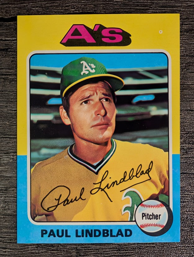 1975 Topps Mini #278 Paul Lindblad (NM)