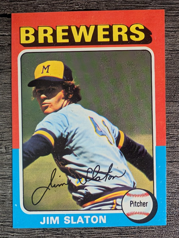 1975 Topps Mini #281 Jim Slaton (EXMT)