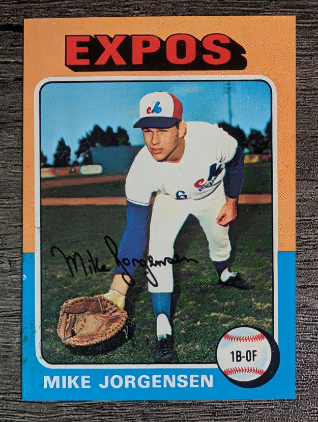 1975 Topps Mini #286 Mike Jorgensen (EXMT)