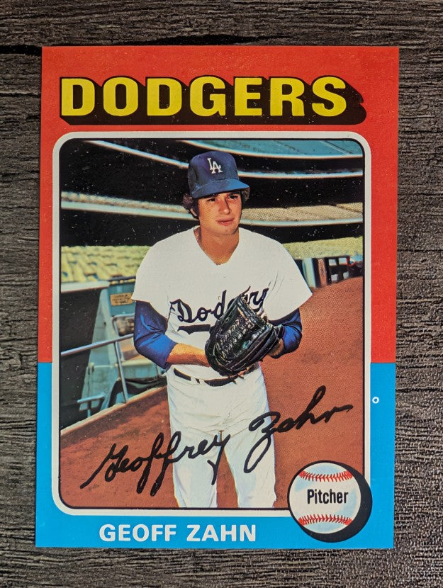 1975 Topps Mini #294 Geoff Zahn RC (EXMT)