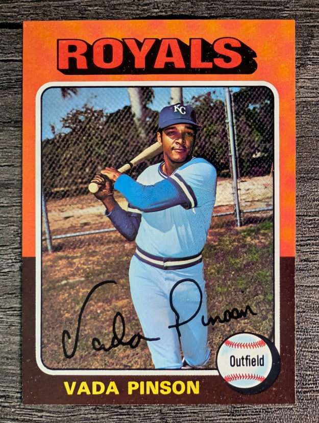 1975 Topps Mini #295 Vada Pinson (NM)