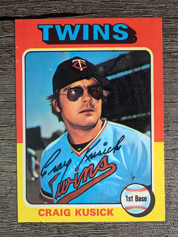 1975 Topps Mini #297 Craig Kusick RC (FACTORY SHORT)