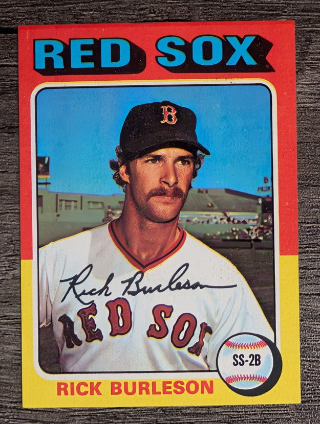 1975 Topps Mini #302 Rick Burleson RC (NM)
