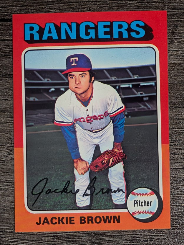 1975 Topps Mini #316 Jackie Brown (NMMT)