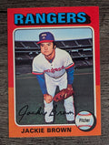 1975 Topps Mini #316 Jackie Brown (NMMT)