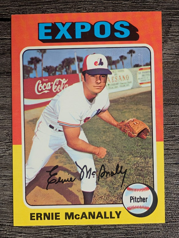 1975 Topps Mini #318 Ernie McAnally (MINT)