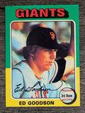 1975 Topps Mini #322 Ed Goodson (FACTORY SHORT)