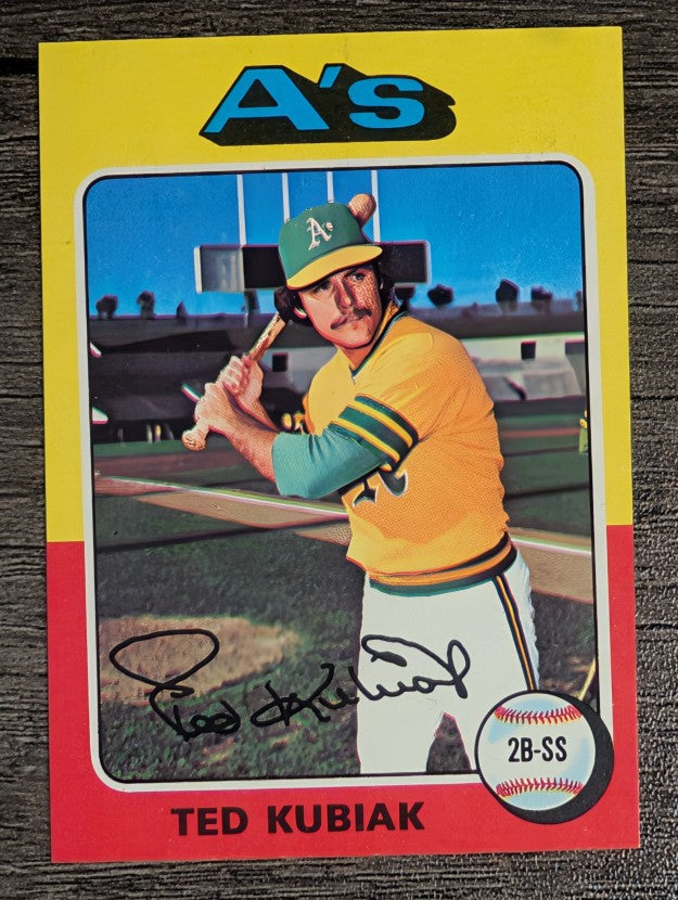 1975 Topps Mini #329 Ted Kubiak (NM)