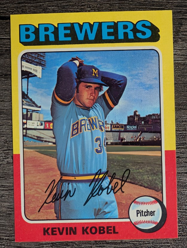1975 Topps Mini #337 Kevin Kobel (EXMT)