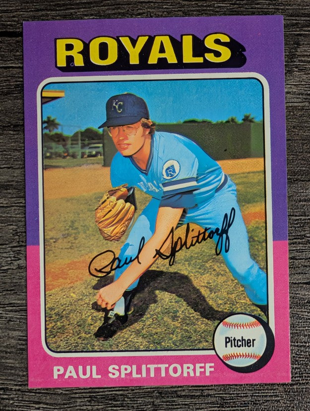 1975 Topps Mini #340 Paul Splittorff (NM)