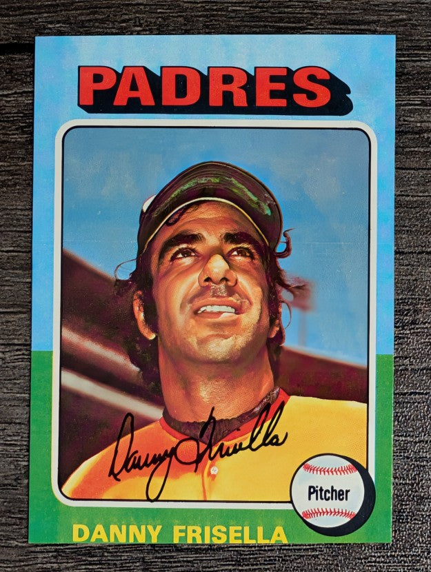1975 Topps Mini #343 Danny Frisella (EX)