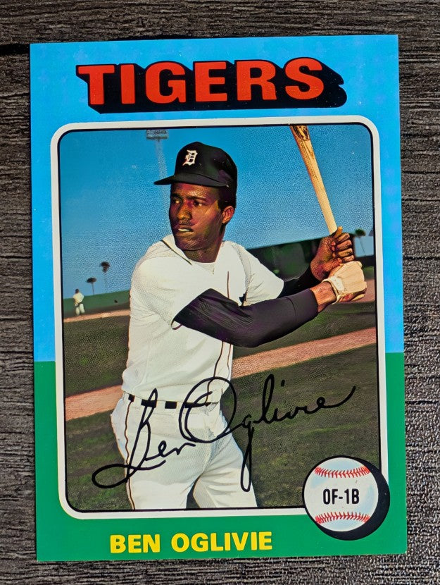 1975 Topps Mini #344 Ben Oglivie (NM)