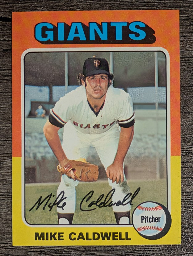 1975 Topps Mini #347 Mike Caldwell (NM)