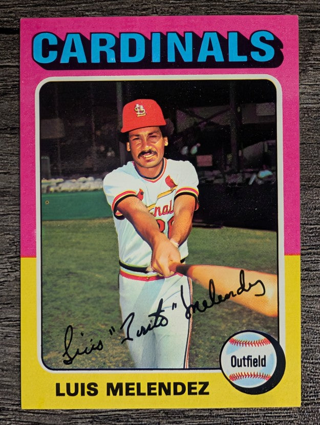 1975 Topps Mini #353 Luis Melendez (NMMT)