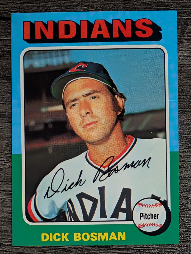 1975 Topps Mini #354 Dick Bosman (NMMT)