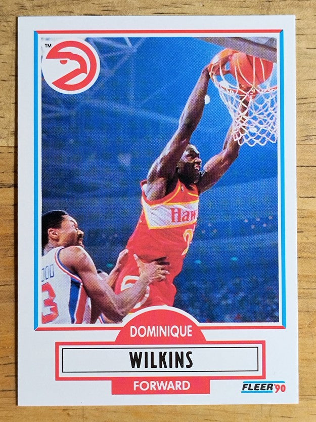 1990-91 Fleer #6 Dominique Wilkins