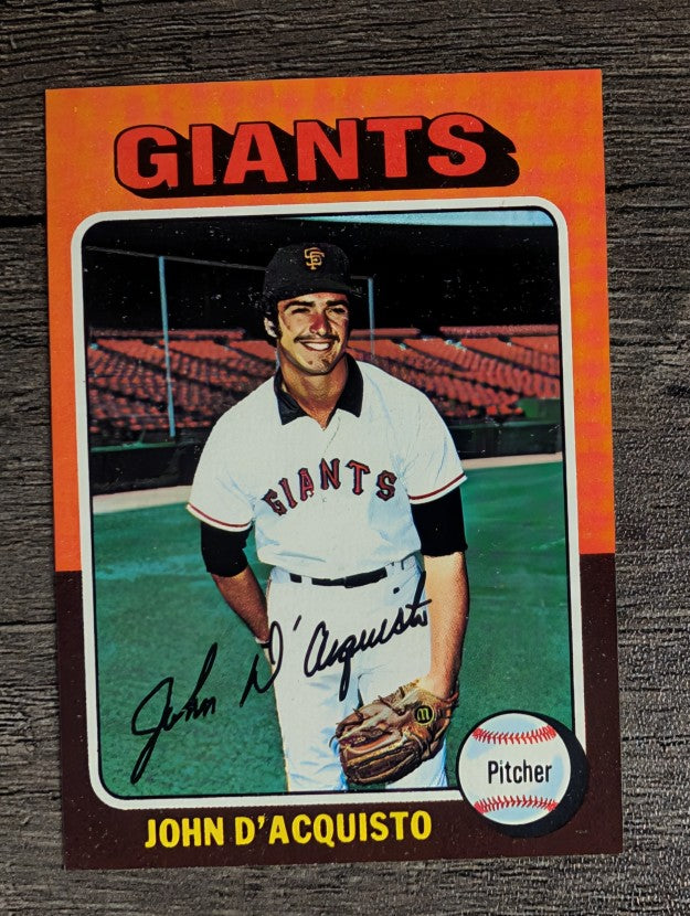 1975 Topps Mini #372 John D'Acquisto (VGEX)